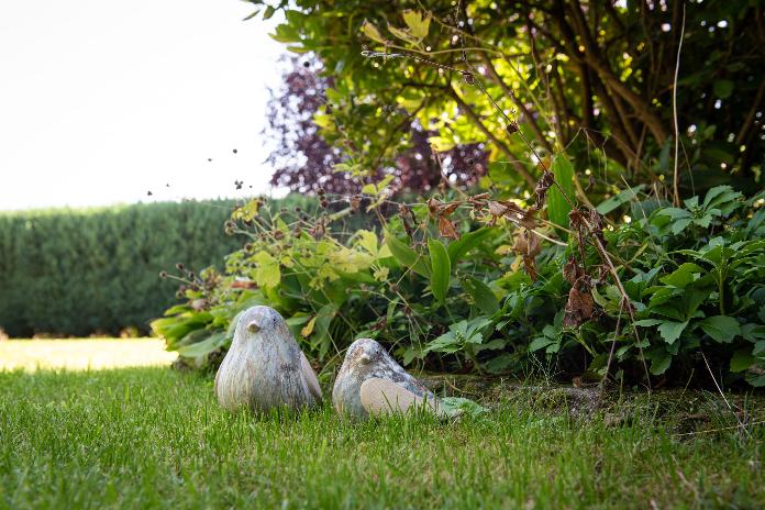 Statue oiseau marbre