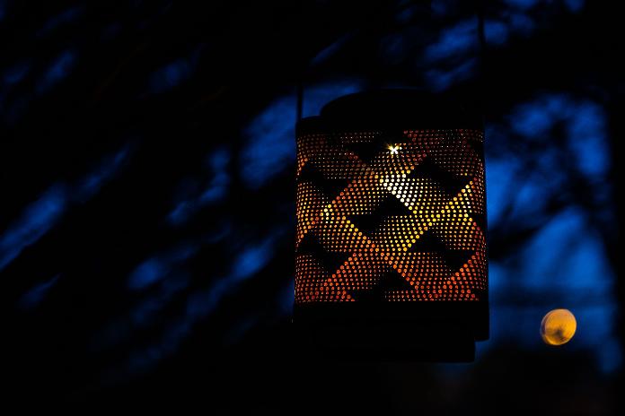 Lanterne solaire Attract orange