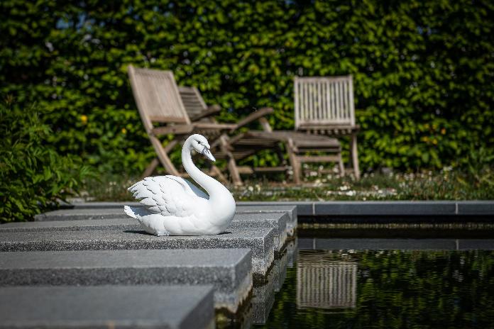 Statue cygne moderne
