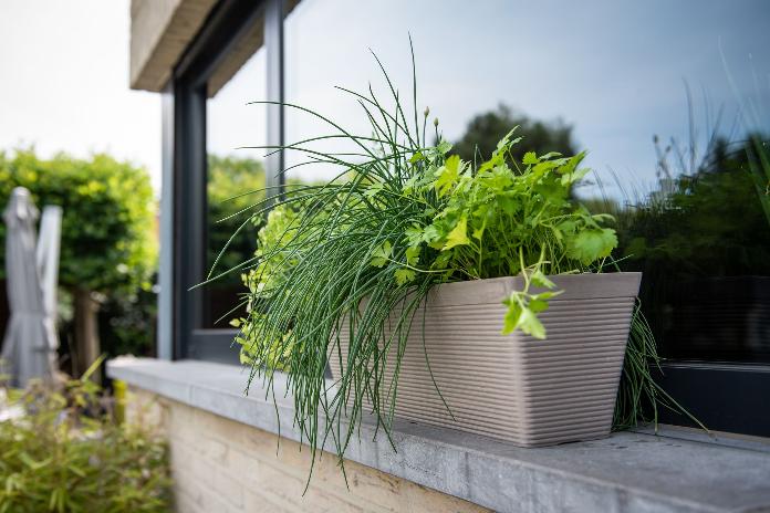 jardinière recyclée Impact