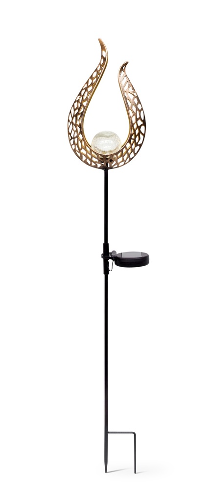 WEB-SOLAR GOLD FLAME ON STAKE