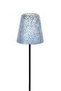 SOLAIRE LAMPE ARGENTE SUR TIGE