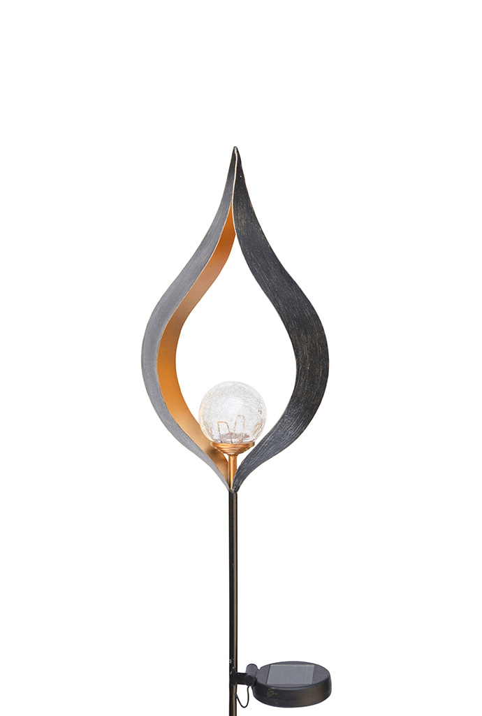 WEB-SOLAR FLAME ON STAKE