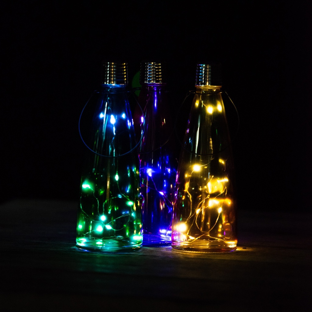 WEB-SOLAR LANTERN JASMIN Ø9h26cm