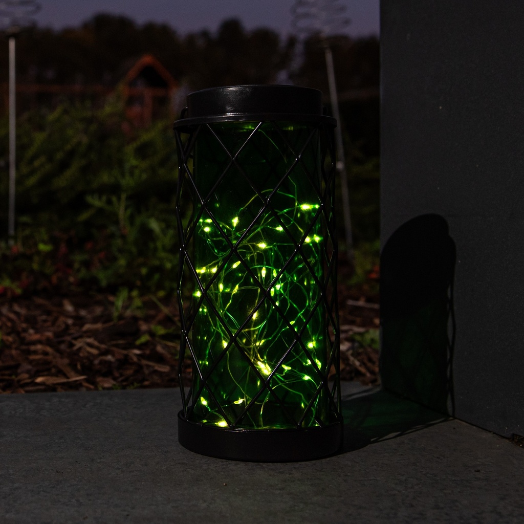 WEB-SOLAR LANTERN CARAT Ø12h27cm