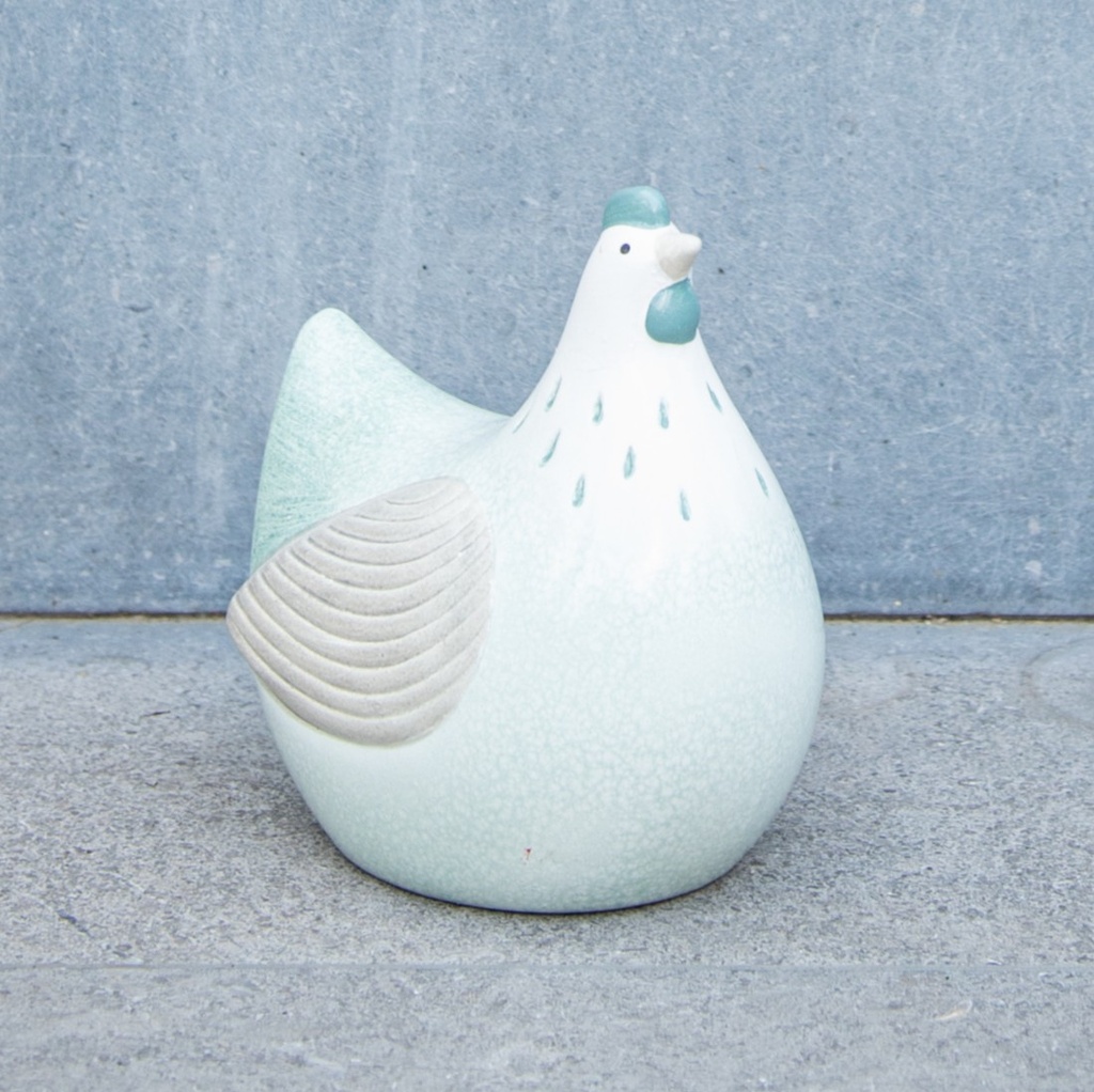 WEB-CERAMIC CHICKEN PASTEL 17X12H17