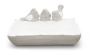 CERAM BAIN OISEAU RECTANGULAIRE