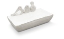 CERAM BAIN OISEAU RECTANGULAIRE