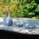 WEB-CERAMIC ROOSTER & HEN BASALT