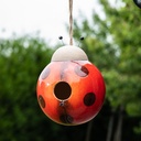 WEB-CERAMIC BIRD NEST BEE & LADYBUG