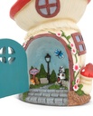 POLYRESINE NAIN AVEC MAISON