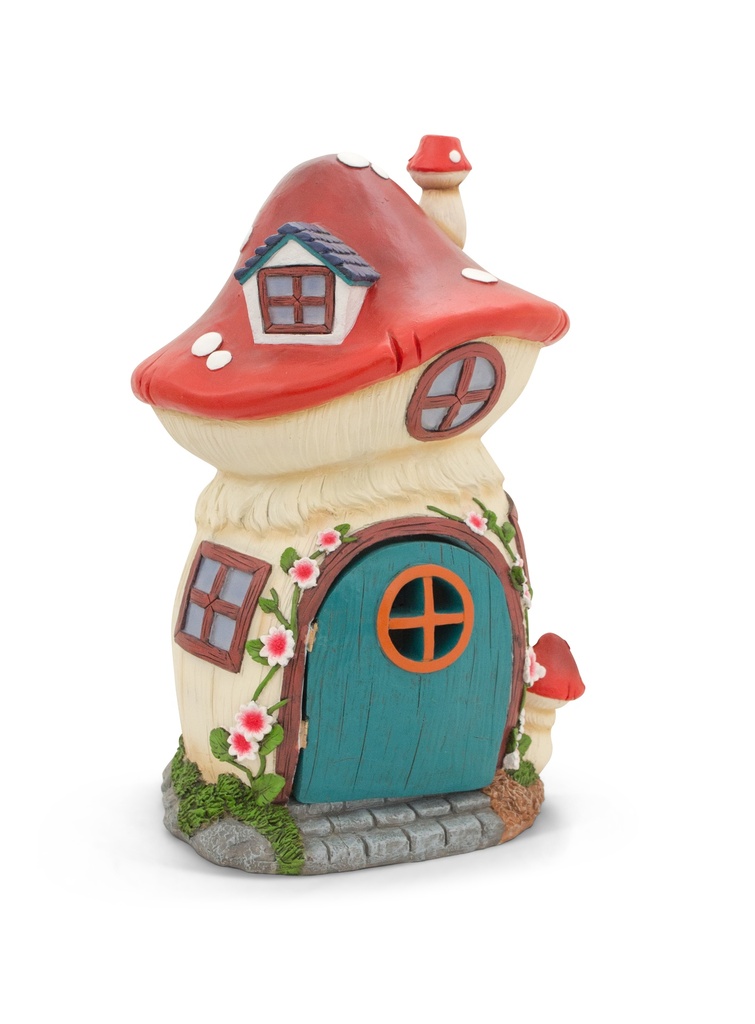 POLYRESINE NAIN AVEC MAISON
