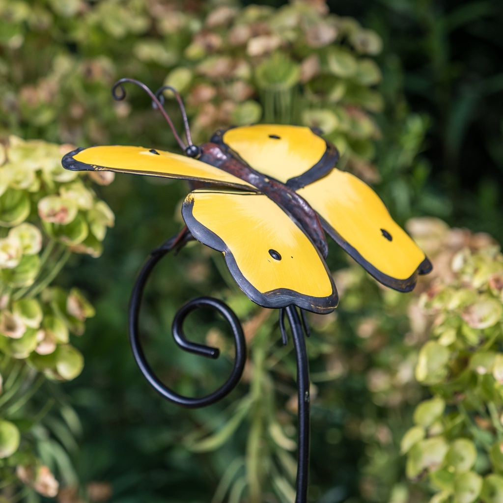 WEB-METAL STAKE BUTTERFLY 20X23H98CM