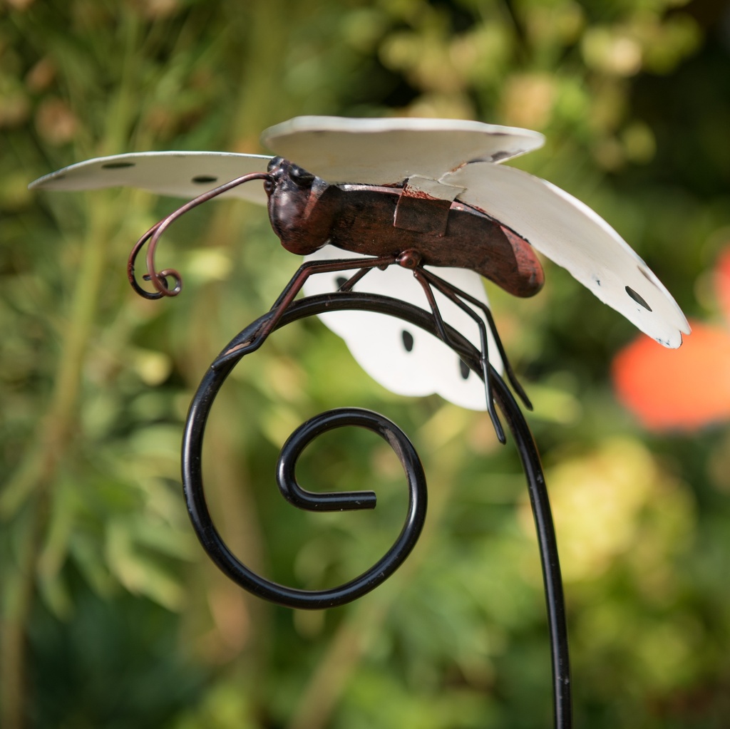 WEB-METAL STAKE BUTTERFLY 20X23H98CM