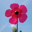 WEB-METAL STAKE FLOWER WINDMILL Ø30H104CM