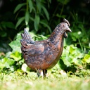 WEB-METAL ANTIQUE DUCK-HEN-ROOSTER