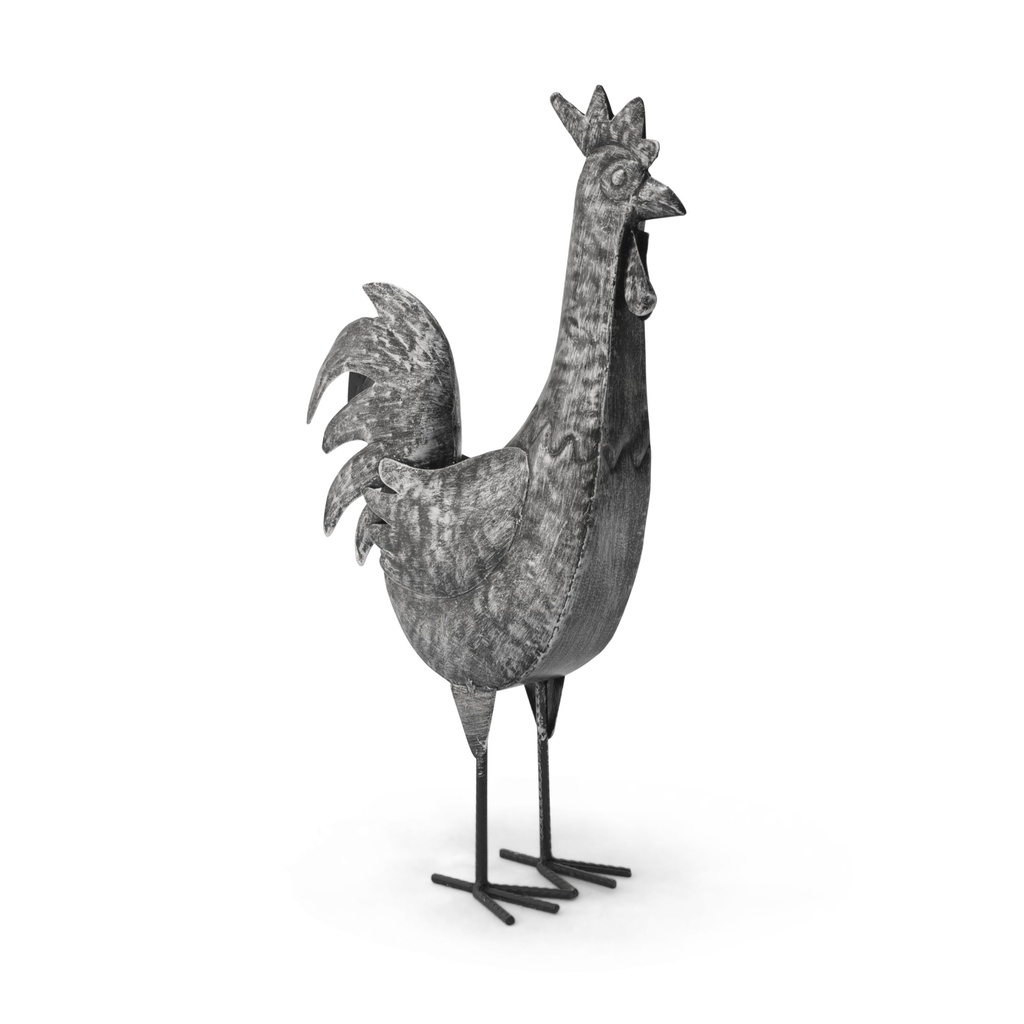 WEB-METAL ANTIQUE DUCK-HEN-ROOSTER