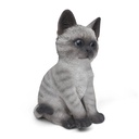 WEB-POLY SITTING KITTENS 14X12H21CM