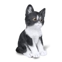 WEB-POLY SITTING KITTENS 14X12H21CM