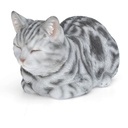POLYRESINE CHAT DORMANT GRIS