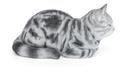 POLYRESINE CHAT DORMANT GRIS