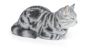 POLYRESINE CHAT DORMANT GRIS