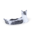 WEB-POLY LYING CATS 38X23H17CM