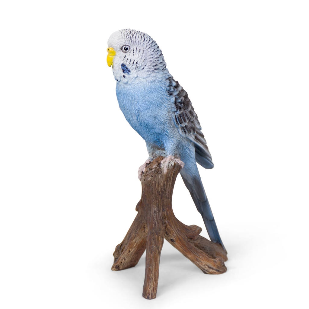WEB-POLY BUDGERIGAR 10X8H17CM