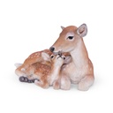 POLYRESINE BICHE AVEC BEBE