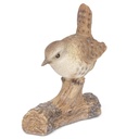 POLYRESINE OISEAU SUR BOIS