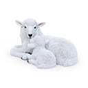 POLYRESINE MOUTON AVEC AGNEAU