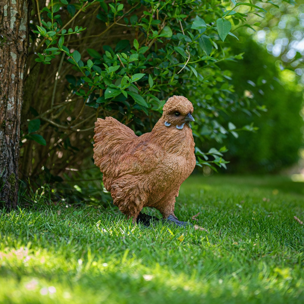 POLYRESINE POULE SOIE