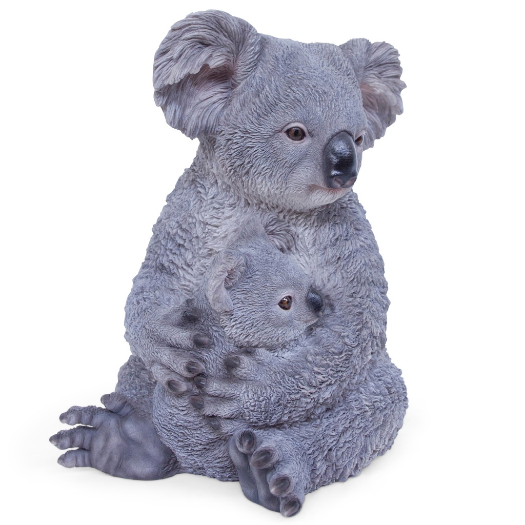 POLYRESINE KOALA +BEBE