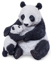 POLYRESINE PANDA +BEBE