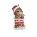 WEB-POLY ANIMAL CHRISTMAS CHIMNEY