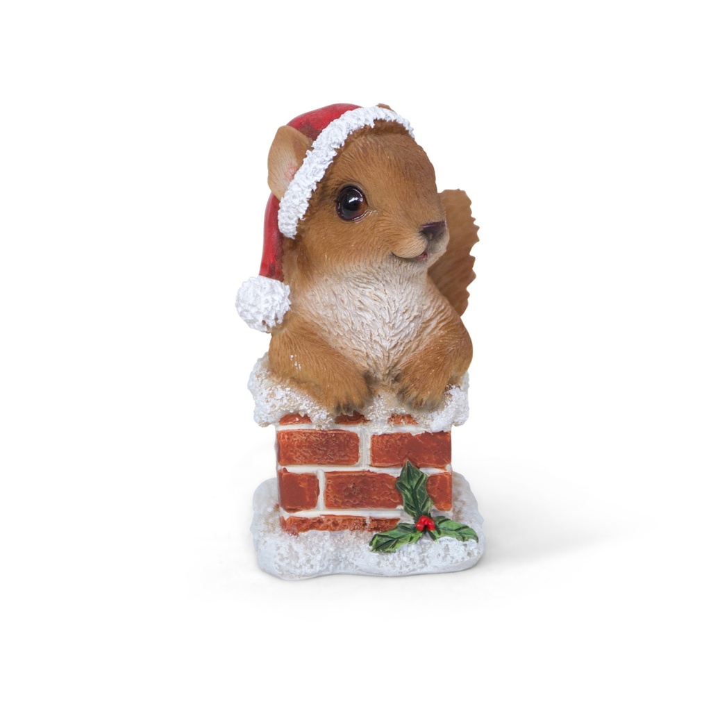 WEB-POLY ANIMAL CHRISTMAS CHIMNEY
