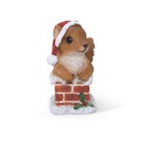 WEB-POLY ANIMAL CHRISTMAS CHIMNEY