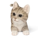 WEB-POLY PLAYING KITTENS 20X8H15CM