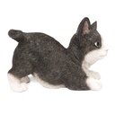 WEB-POLY PLAYING KITTENS 20X8H15CM