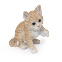 WEB-POLY PUNCHING KITTENS 22X13H17CM