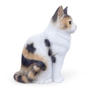 WEB-POLY SITTING CATS 25X20H30CM