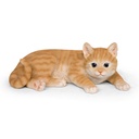 WEB-POLY LYING CATS 31X18H12CM
