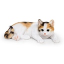 WEB-POLY LYING CATS 31X18H12CM