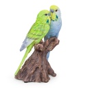 POLYRESINE PERRUCHE COUPLE
