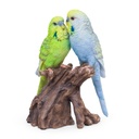 POLYRESINE PERRUCHE COUPLE