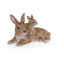 POLYRESINE LAPIN AVEC LAPEREAU