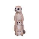 POLYRESINE SURICATE +BEBE