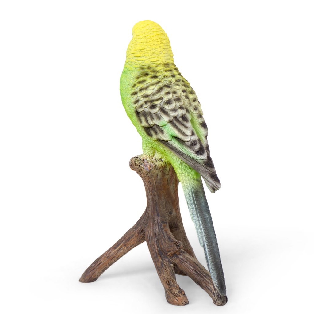 WEB-POLY BUDGERIGAR 10X8H17CM