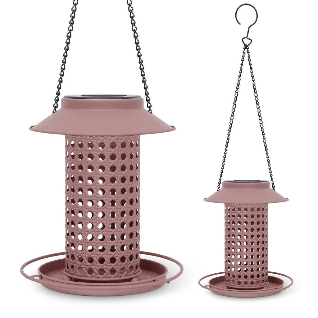 WEB-SOLAR BIRDFEEDER GROOVE Ø19h21cm