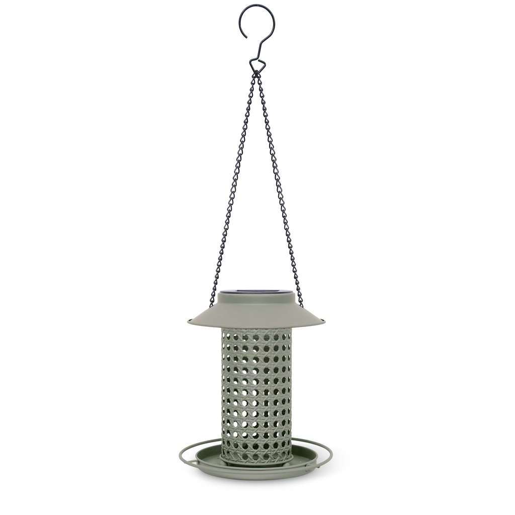 WEB-SOLAR BIRDFEEDER GROOVE Ø19h21cm